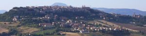 Panorama della città di Camerino