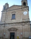 Chiesa di San Paolo a Civitanova Alta sulla piazza della Libertà