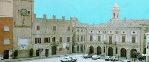 La piazza di Potenza Picena