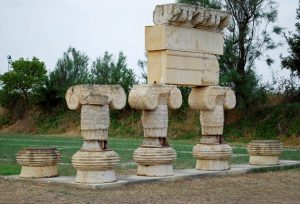 Rovine di tempio nel Metaponto