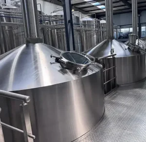 Caldaia per cottura orzo o frumento per la produzione di birra