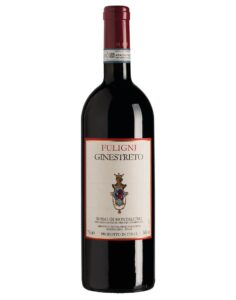 Bottiglia di Rosso di Montalcino DOCG tra i super tuscany