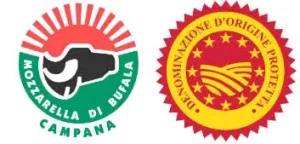 la tutela della vera mozzarella di bufala passa dal logo del consorzio 