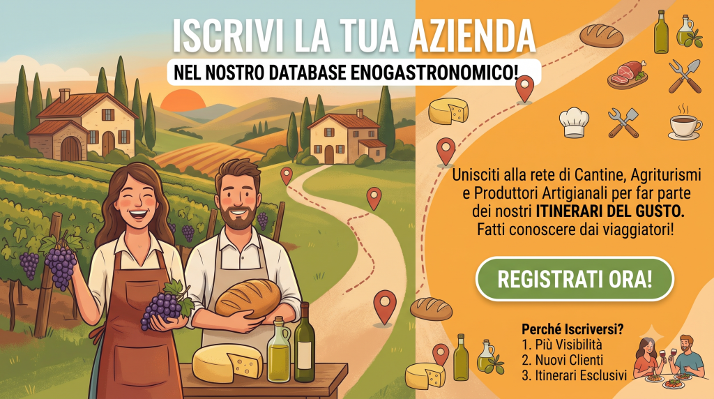 come inserire la propria azienda per partecipare agli itinerari con le proprie esperienze